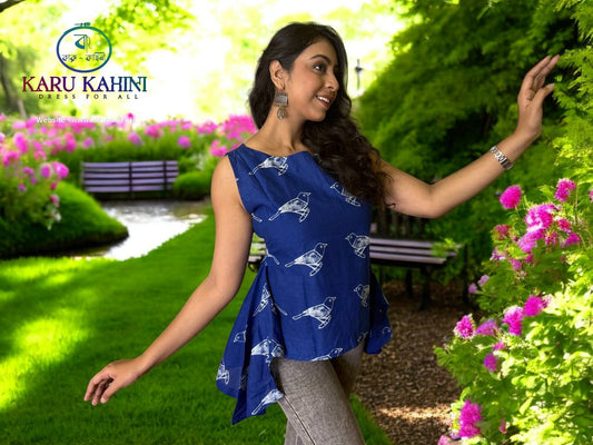 Bird in Indigo Asymmetric Top