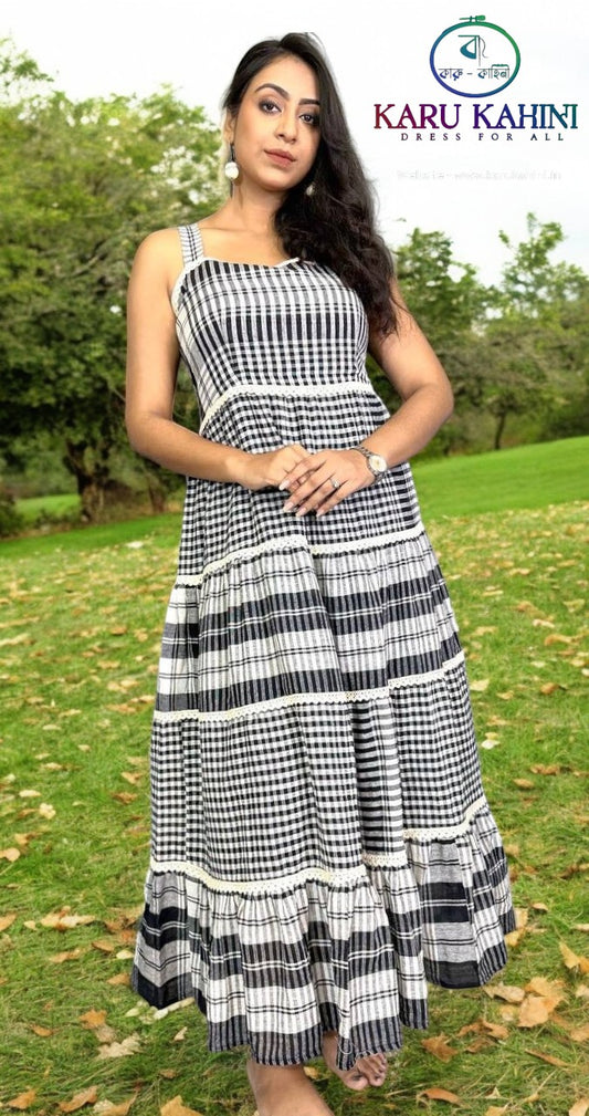 Chess Box - Flared Dress