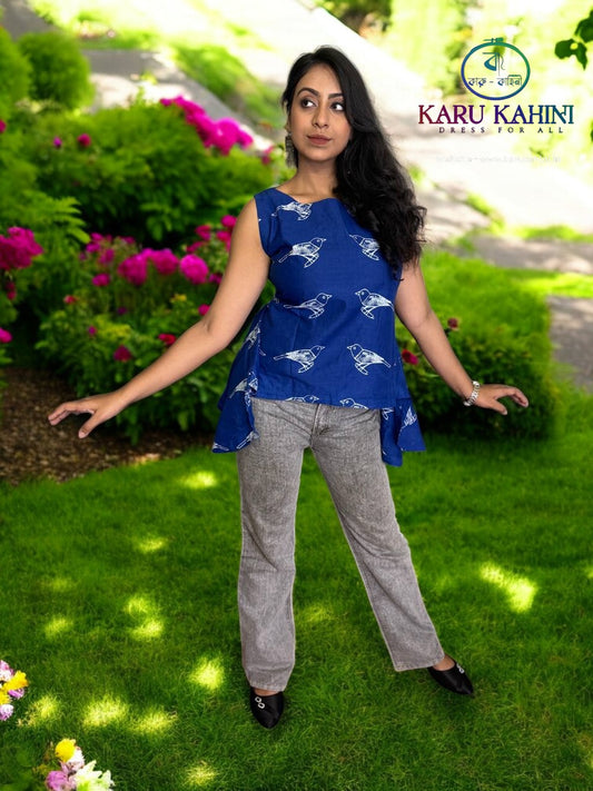 Bird in Indigo Asymmetric Top
