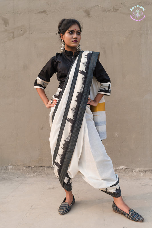 Kolkata Skyline Saree